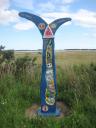 Colourful NCR1 milepost